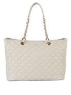 Saks Fifth Avenue Made In Italy Quilted Leather Tote