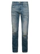 G-star Raw 3301 Slim-fit Distressed Jeans