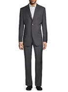 Saks Fifth Avenue Wool Pinstripe Suit