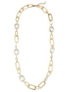 Rivka Friedman Crystal & 18k Gold Linked Necklace