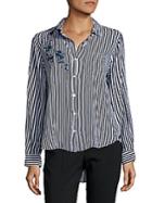 Saks Fifth Avenue Button-down Striped Shirt