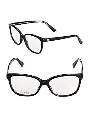 Gucci 76mm Oval Optical Glasses