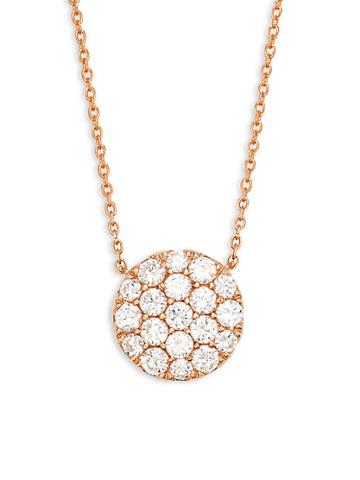 Diana M Jewels 14k Rose Gold & 0.99 Tcw Diamond Pendant Necklace