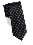 Saks Fifth Avenue Made In Italy Squares Silk Tie