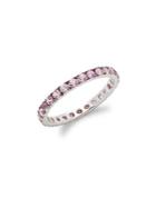 Casa Reale Pink Sapphire & 18k White Gold Ring