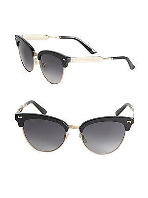 Gucci 55mm Clubmaster Sunglasses