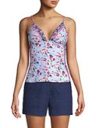 Lucky Brand Gypsy Floral-print Tankini Top