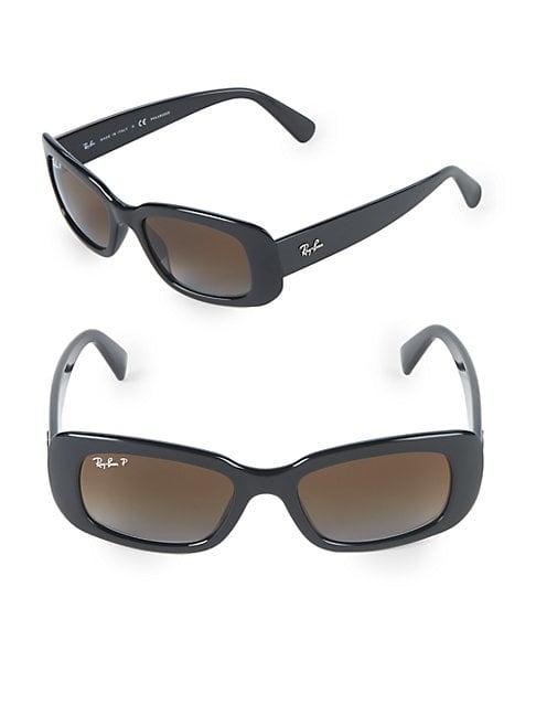 Ray-ban 50mm Polarized Rectangle Sunglasses
