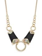 Alexis Bittar Goldtone Mother-of-pearl & Lucite Necklace