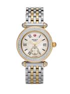 Michele Caber Diamond Two-tone Bracelet Watch