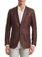 Saks Fifth Avenue Collection Wool Houndstooth Sportcoat