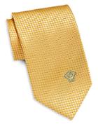 Versace Grid Neat Silk Tie