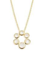 Ippolita Lollipop 18k Yellow Gold & Mother-of-pearl Flower Pendant Necklace