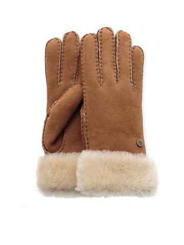 Ugg Australia Shearling-trim Suede Gloves