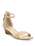 Cole Haan Adderly Leather Ankle-strap Wedge Sandals