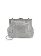 La Regale Crystal-studded Pouch Clutch