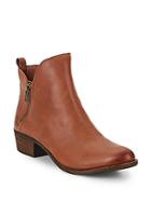 Lucky Brand Basonta Leather Ankle Boots