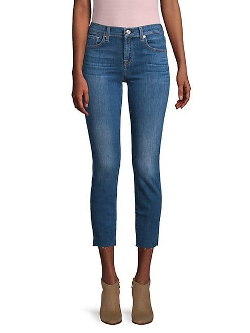 7 For All Mankind Roxanne Phoenix Sky Ankle Jeans