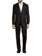 Versace Collection Classic-fit Solid Wool Suit