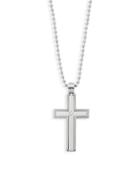 Saks Fifth Avenue Diamond & Stainless Steel 2-piece Cross Pendant Necklace