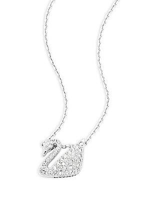 Swarovski Swan Pendant Necklace