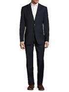 Tommy Hilfiger Modern Fit Textured Wool-blend Suit