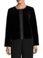 Eileen Fisher Quilted Velvet Jacket