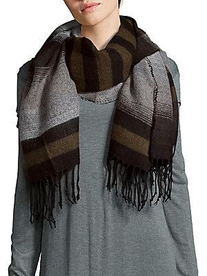 Lulla Collection By Bindya Striped Fringed Scarf