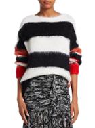 Cinq Sept Damiana Stripe Mohair-blend Sweater