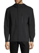 Andrew Marc Solid Hooded Jacket