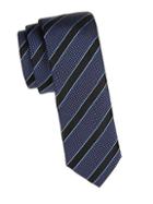Boss Hugo Boss Dotted Stripe Silk Tie