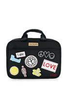 Peace Love World Multicolored Patch Travel Kit
