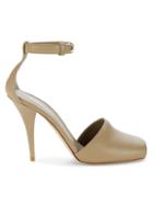 Burberry City Ankle-strap Leather Sandals