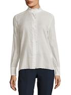 See By Chlo Frill Cotton Blouse