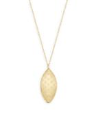 Saks Fifth Avenue 14k Yellow Gold Oval Pendant Necklace