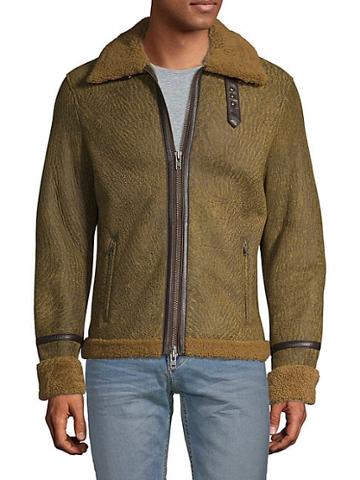 Deus Ex Machina Julian Shearling Leather Jacket