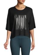 Betsey Johnson Performance Graphic High-low Tee