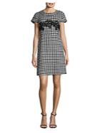 Karl Lagerfeld Houndstooth Sheath Dress