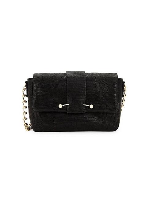 Redvalentino Small Embossed Leather Shoulder Bag