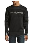 Karl Lagerfeld Paris Quilted Graphic Sweater