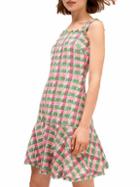 Kate Spade New York Plaid Tweed Drop-waist Dress