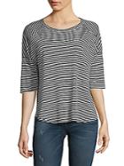 Rag & Bone Valley Striped Relaxed Tee
