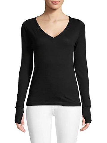 Atwell Long-sleeve Cotton Top