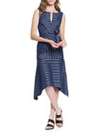 Tracy Reese Directional Stripe A-line Dress