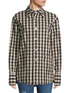 Helmut Lang Check-print Buttoned Jacket