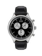 Hugo Boss Companion Stainless Steel Leather-strap Watch