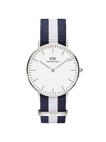 Daniel Wellington Classic Glasgow Stainless Steel & Nato-strap Watch