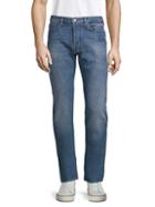 Valentino Star-patch Whiskered Jeans