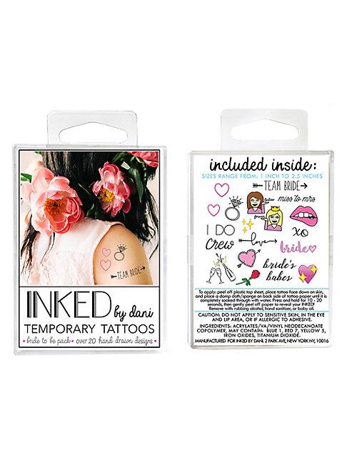 Inked By Dani Bride To Be Pack Temporary Tattoos