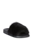 Givenchy Mink Fur & Rubber Slides